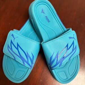 Men's Puma LaMelo Ball x Dream Nitro MB.02 Slide 'Bright Aqua'
